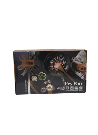 2.7L Toughened Non-Stick Frypan CA005-C28 (D28 x H6)cm - Black