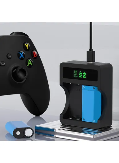 Beston Charger for Xbox + 2 Batteries