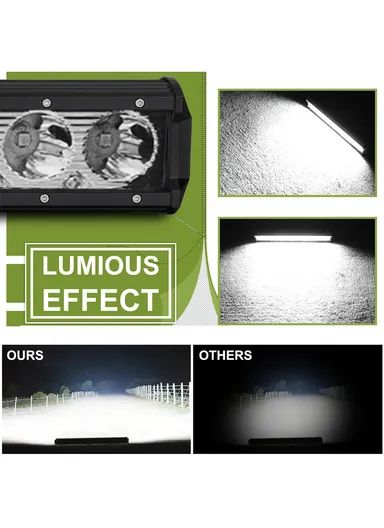 44-inch 42W 3360lm 42-LED White Automotives Driving Waterproof Light Bar For Road Lights LKT-SMK16-162 (L111 x W5 X H3)cm