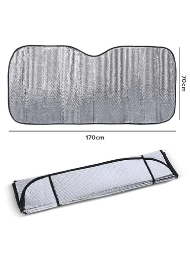 Foldable Universal Anti UV Rays Windshield Sun Shade (W170 x H70)cm