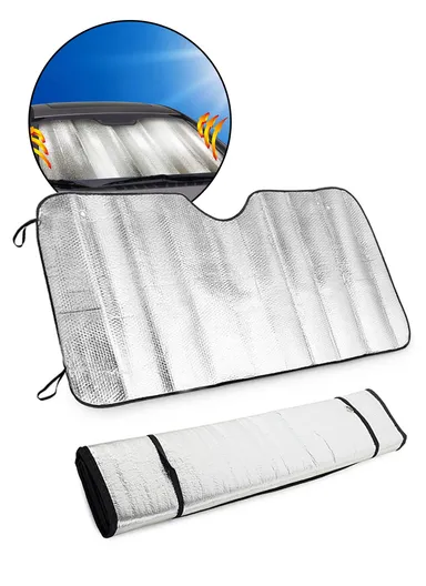 Foldable Universal Anti UV Rays Windshield Sun Shade (W170 x H70)cm