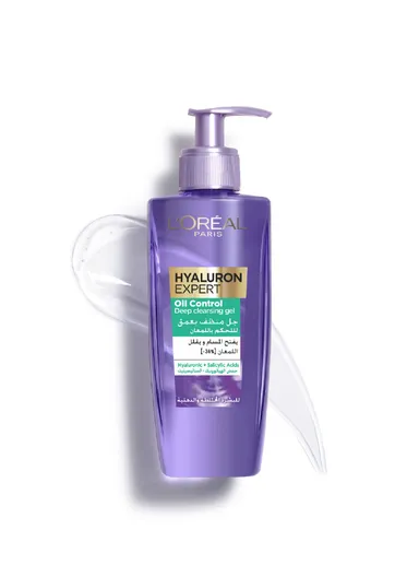 L'Oreal Paris Hyaluron Expert Moisturiser and Anti-Aging Oil Control Deep Cleansing Gel