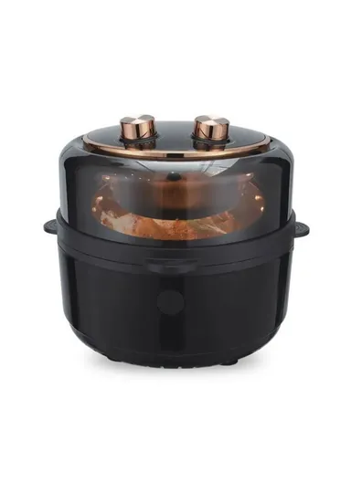 1350W 5.5L Adjustable Temperature Visual Window Air Fryer KB2122 (D38 x H26)cm - Black