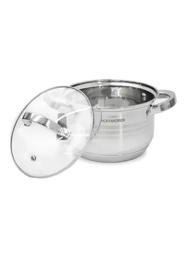 10 Pcs 16/18/20/22/24cm Stainless Steel Saucepots Casserole Set HF-223