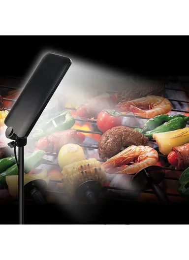 5V 6500-7000K Portable LED Camping Light with Telescopic Tripod Stand, Super Bright Outdoor Work Lamp (L7.5 x W7.5 x H59 )cm