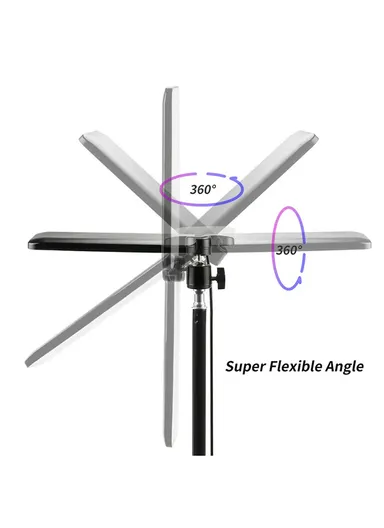 5V 6500-7000K Portable LED Camping Light with Telescopic Tripod Stand, Super Bright Outdoor Work Lamp (L7.5 x W7.5 x H59 )cm