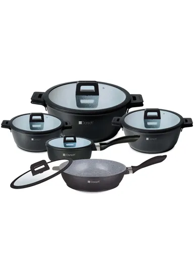 10 Pcs Die-Cast Aluminum Cookware Set DH-05577/SR