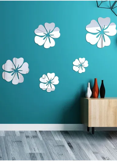 25 Pcs DIY Acrylic Mirror Wall Stickers JM003