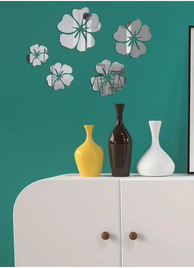 25 Pcs DIY Acrylic Mirror Wall Stickers JM003