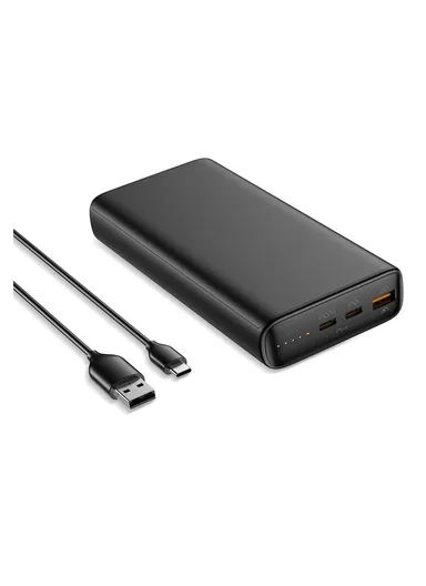 100W 20000mAh Power Bank Multi-Port Portable Charger Cell Phone External Battery Pack with Indicator Lights T65A