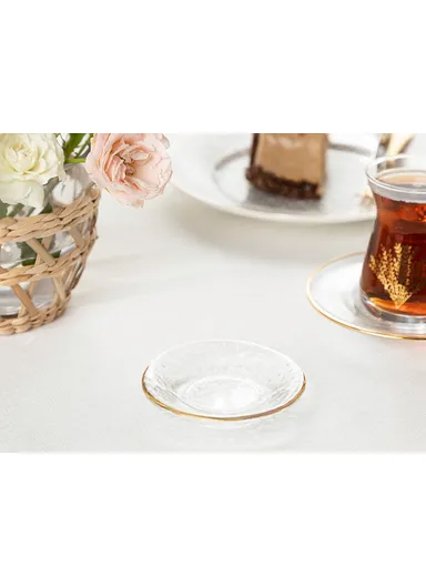 Marco Glass Appetizers Plate 8 cm - Transparent