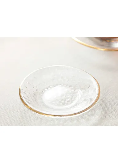 Marco Glass Appetizers Plate 8 cm - Transparent