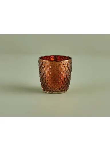 Matia Candle Holder 9 x 9 cm - Brown