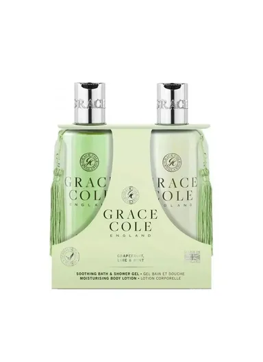 Body Care Set Grapefruit Lime &amp; Mint: 300ml Body Lotion + 300ml Shower Gel