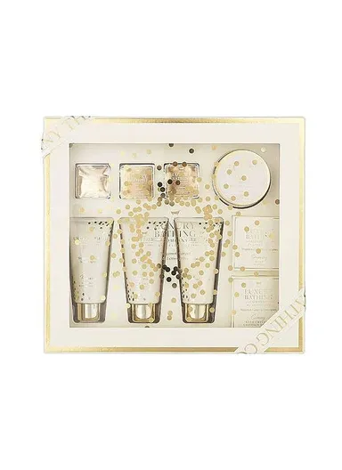 Opulence Gift Set Ginger &amp; Lemongrass: 100ml Body Wash + 100ml Body Cream + 100ml Foam Bath + 100g Soap +  100g Bath Crystals + 80g Bath Caviar + 25g Bath Fizzers