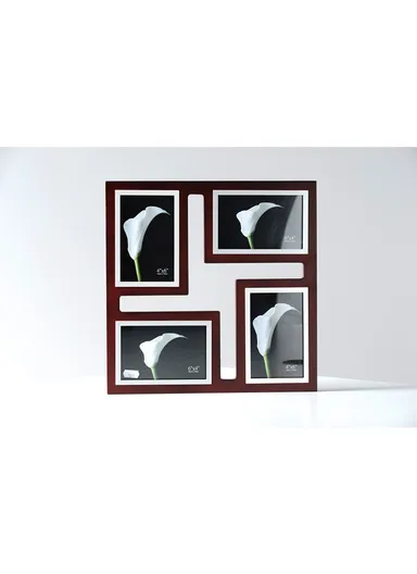 Wooden Frame For Four 10x15cm Pictures
