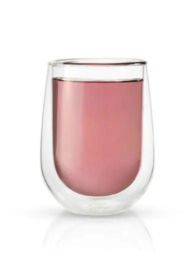 220ml Drinking Double Glass Cup