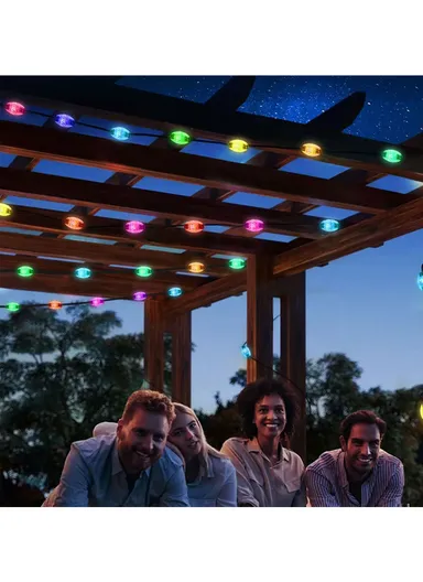 Smart String Lights Waterproof APP Control Globe Fairy JY-006 - Black