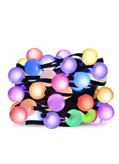 Smart String Lights Waterproof APP Control Globe Fairy JY-006 - Black