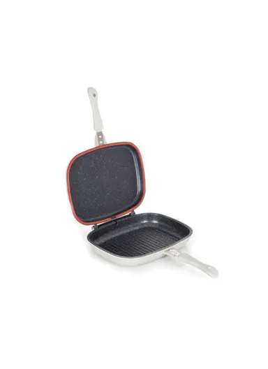 Granite Coating Aluminum Double Fry Pan ZLN9522