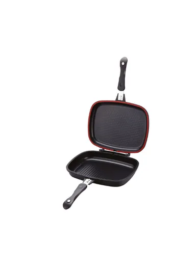 Non-Stick Granite Coating Aluminum Double Fry Pan ZLN7019