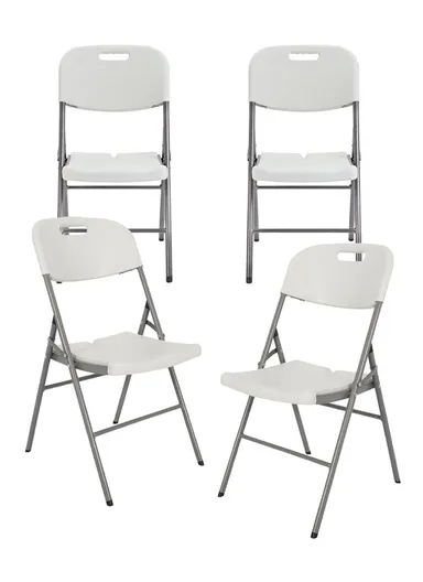4 PCS HDPE Plastic Foldable Chair With Handle HQ-Y52 (L47 x W50 x H84)cm