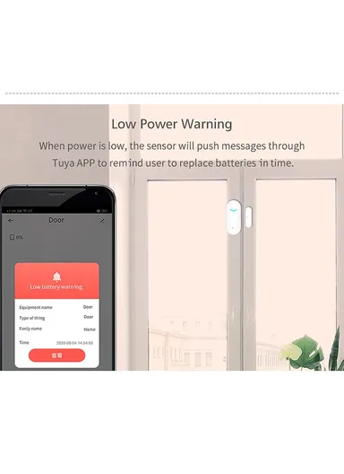 Wireless WiFi Door &amp; Window Sensor, Smart Home Doorbell AW201