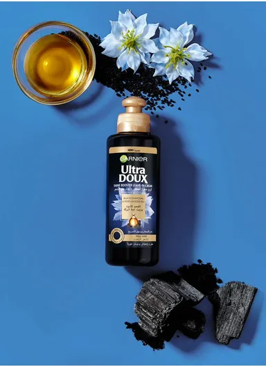 200ml Ultra Doux Charcoal leave in