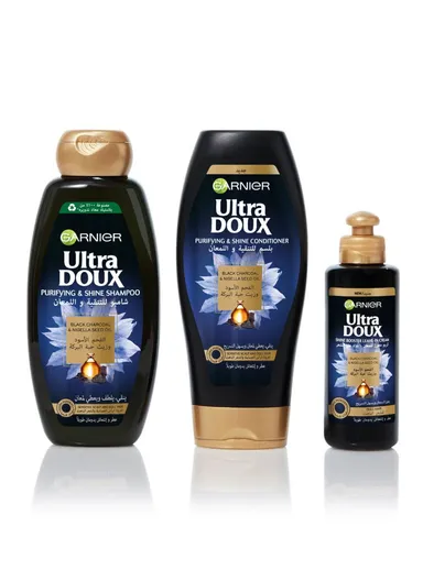 200ml Ultra Doux Charcoal leave in
