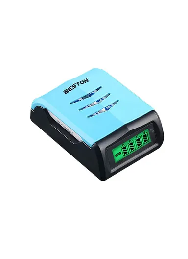Beston C9001 One Hour LCD USB Charger for Four 1.2V AA &amp; AAA			