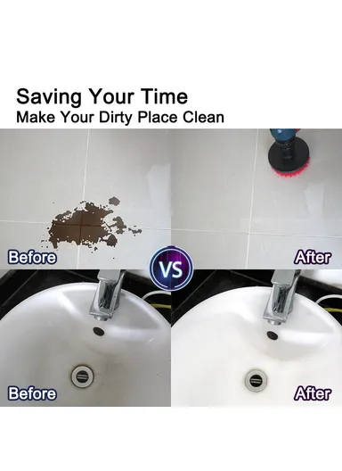 18 Pcs Electric Washing Brush Drill Set For Car Bathroom Kitchen 1908 (Drill Not Included)