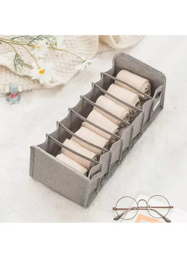 Drawer Divider Bras Lingerie Panties Storage Boxes Closet Underwear Organizer - Pink/L