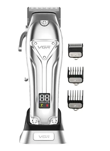 10W Rechargeable LED Professional Electric Cordless Hair Clipper For Men V-656 (L17.4 x W4.8 x H3)cm