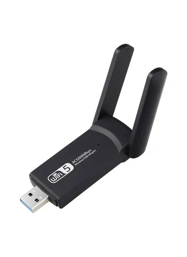 1200Mbps 2.4G 5G Wireless USB WiFi Adapter Dual Band WiFi Dongle Wireless Adapter Lan USB Ethernet WiFi Network Card Adapter