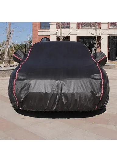 Outdoor Protection Full Car Covers UV Snow Cover Sunshade Waterproof Dustproof Case For SUV (L510 x W200 x H175)cm - Black / L