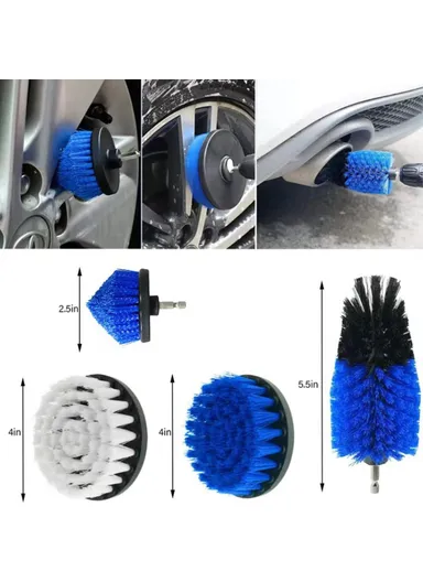 32Pcs / Set Car Cleaning Kit Car Interior Washing Tool Set Drill Brush Attachment Gifts For Cleaning Wheels, Interior, Exterior