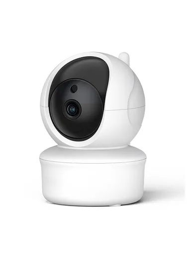 Baby Monitor Indoor Surveillance Camera 5-inch Display Two-Way Voice Webcam 2.4GHz Wireless Camera with Temperature Test SM650 - EU Plug