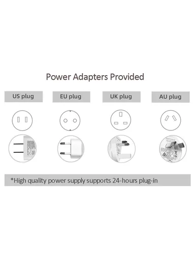 1200mAh 2.4-inch Screen Wireless Baby Monitor Night Vision Video Baby Camera 2-Way Audio Monitoring Device With Temperature Display 660 - EU Plug