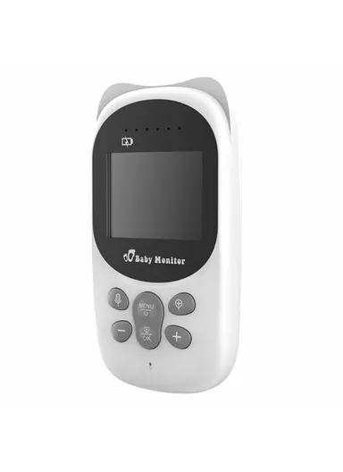 2.4" Temperature Monitoring Lullabies Night Vision Long Range LCD Baby Monitor Wireless Camera 990 - EU Plug