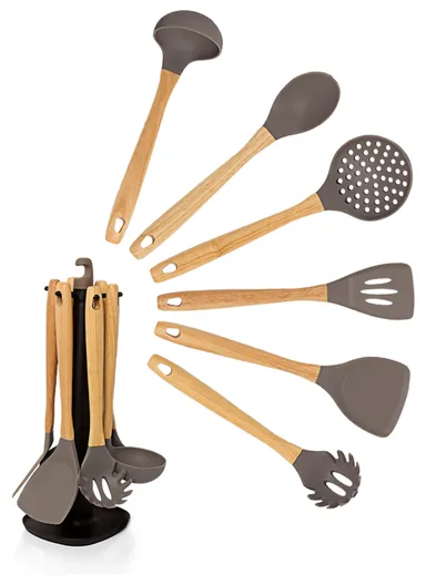 6 PCS Plastic Kitchen Tool Set With Stand LE-17 
