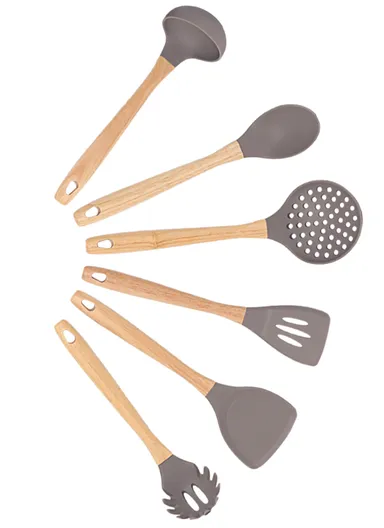 6 PCS Plastic Kitchen Tool Set With Stand LE-17 