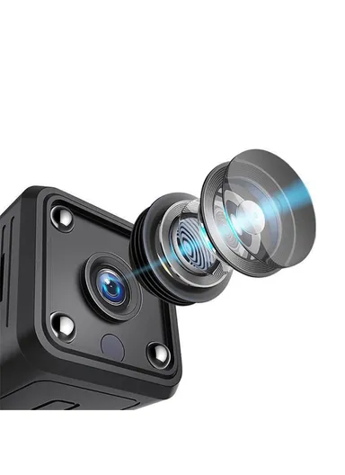 1080P HD Wireless Camera Wifi Home Security Cam Night Vision Webcam X6 (L3.3 x W3.3 x H3.3)cm