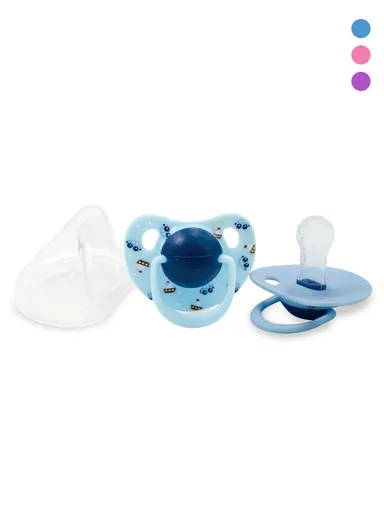 Optimal Round Nipple Silicone Pacifier 0+ OPB-0106