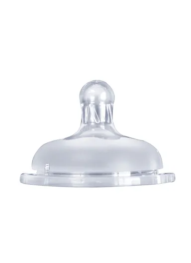 Extra Wide Silicone Nipple Double Anti-Colic System 0+