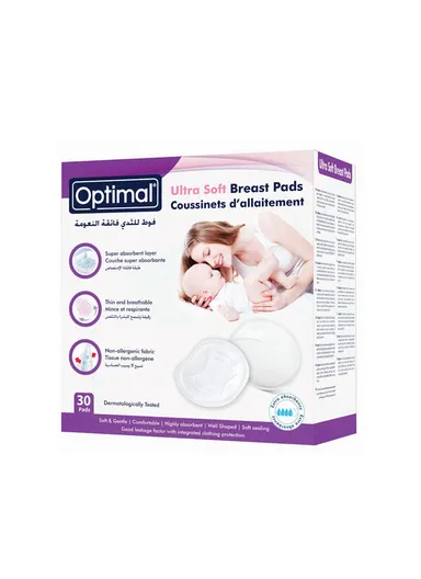 30 pcs Optimal Cotton Breast Pads