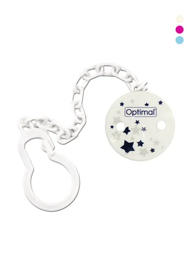 Optimal Pacifier Holders With Plastic Clip