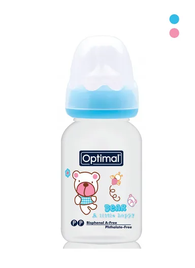 Optimal Long and Slim Feeding Bottle Suitable for Teeth 140ml