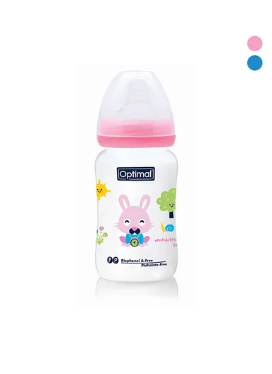 Optimal Wide Neck Baby Bottle 240 Ml