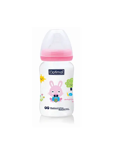 Optimal Wide Neck Baby Bottle 240 Ml