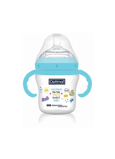 Extra Wide Neck Feeding Bottle With Handle  210 Ml